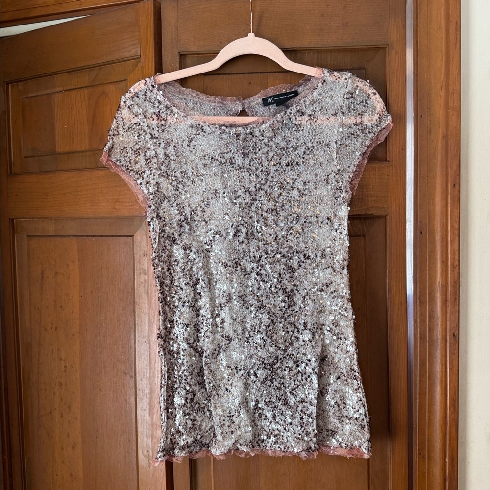 INC SEQUIN TOP SMALL